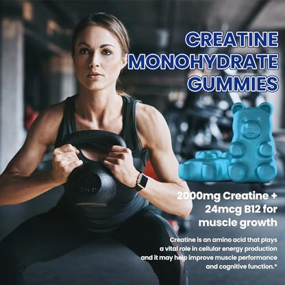 Creatine Monohydrate Gummies for Men & Women, Chewables Creatine Monohydrate My StoreUS supplements