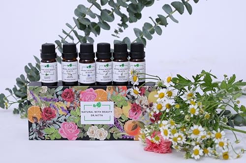 Essential Oils Set 100% Pure Natural DR.NITTA Top 6 Oils for Massage,Diffusers,Humidifier DR.NITTAAu supplements