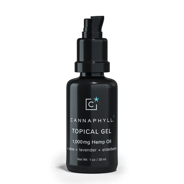 CANNAPHYLL Topical Organic Natural Hemp Gel (1 oz) for Skin, Back, Shoulder, Muscle, Nerves, and Joints, Tattoo Aftercare Made with Lavender, Neroli, Marjoram, and Cedarwood CannaphyllAu supplements