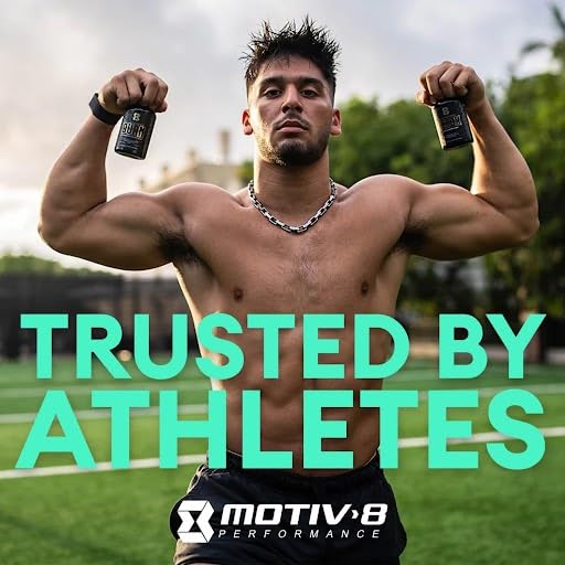 Motiv-8, Greens Superfruits & Veggie Superfood Powder Supplement, Antioxidant, Fiber, Sugar-Free, 30 Servings (Tangerine, 30 Servings) Motiv-8Au supplements