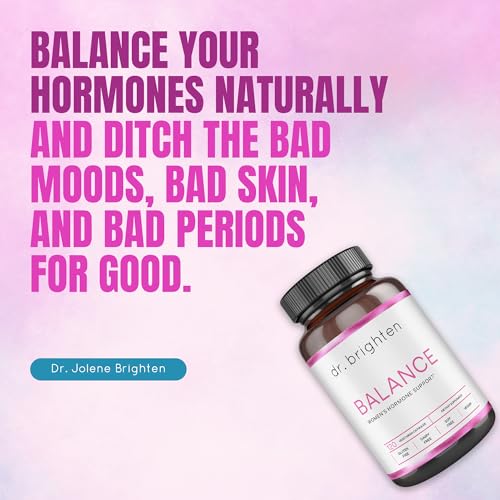 Dr. Brighten Balance - Hormone Balance for Women with Chasteberry and DIM - Targets Dr. BrightenUS supplements