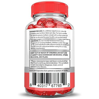Justified Laboratories Keto Bites Keto ACV Gummies 1000MG Vegan Non GMO with Pomegranate Justified LaboratoriesUS supplements