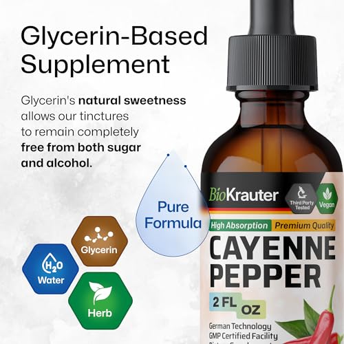MAUWE HERBS Cayenne Pepper Supplement - Organic Cayenne Pepper Tincture MAUWE HERBSAu supplements