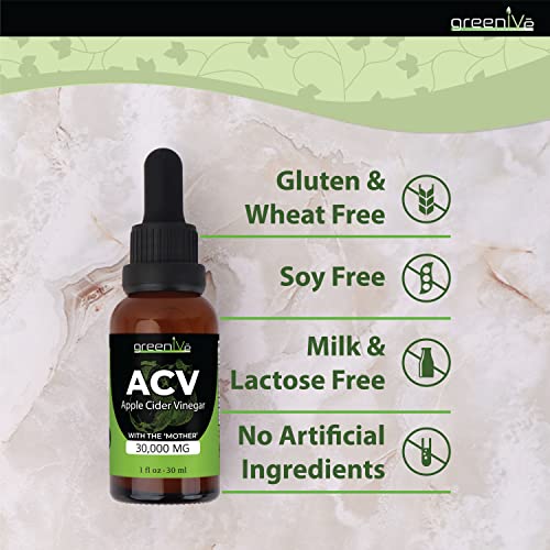 GreenIVe ACV Drops Apple Cider Vinegar Tincture with The Mother Weight Management GreenIVeAu supplements