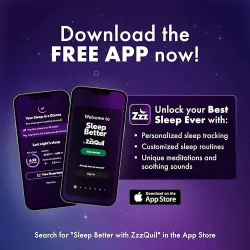 ZzzQuil Liquid, Max Strength Pain Reliever, Nighttime Sleep Aid Liquid, Acetaminophen 1000mg, Diphenhydramine 50mg HCI, Non-Habit Forming, Midnight Berry Flavored, 2 Pack, 24 FL OZ ZzzQuilAu supplements