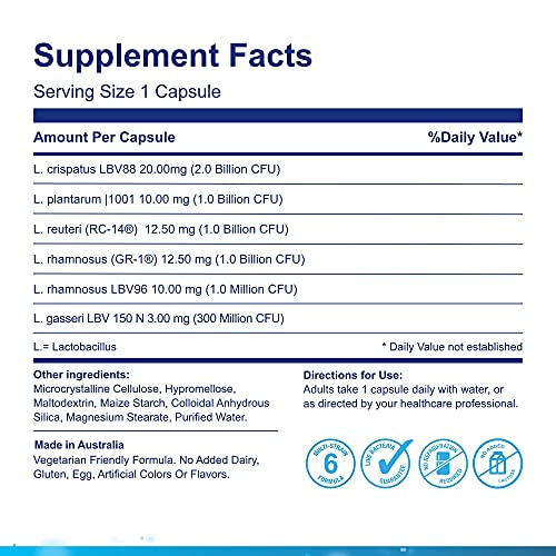 Life-Space Probiotic for Women, Support Healthy Vaginal Microflora & Comfort, BV & VVC Infection Life-SpaceAu supplements