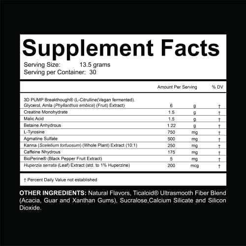 Hyfuel Nutrition Zeus Pump Pre Workout - Pump Focus Energy Power - 3D Pump Breakthrough Hyfuel NutritionAu supplements