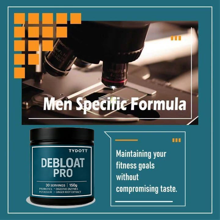 TYDOTT Debloat Pro, Contains Probiotics and Digestive Enzymes to Relieve Bloating, Supports Gut Health, Nutrient Absorption, and Stomach Comfort to Support Digestive Health AZXAu supplements