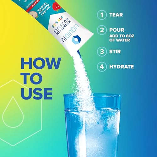 Liquid I.V. Hydration Multiplier Kids - Crisp Apple - Hydration Powder Packets | Electrolyte Liquid I.V.US supplements
