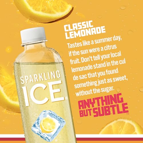 Sparkling Ice, Classic Lemonade Sparkling Water, Zero Sugar Flavored Water Sparkling ICEUS supplements