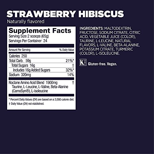 Gu Energy Roctane Ultra Endurance Energy Drink Mix, Strawberry Hibiscus GU EnergyUS supplements