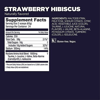 Gu Energy Roctane Ultra Endurance Energy Drink Mix, Strawberry Hibiscus GU EnergyUS supplements