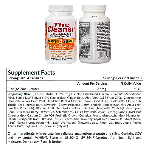 Century Systems The Cleaner Detox, Powerful 14-Day Complete Internal Cleansing Formula Century SystemsAu supplements