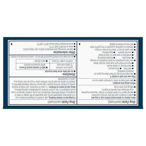 Advil Dual Action Back Pain Caplets Delivers 125mg Ibuprofen and 250mg Acetaminophen Per Dose for 8 Hours of Back Pain Relief - 144 Count AdvilAu supplements