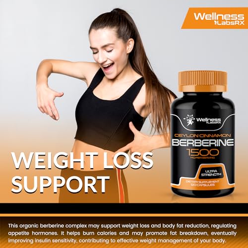 WELLNESS LABSRX Berberine Supplement 1500mg - Liposomal Berberine with Ceylon WELLNESS LABSRXUS supplements