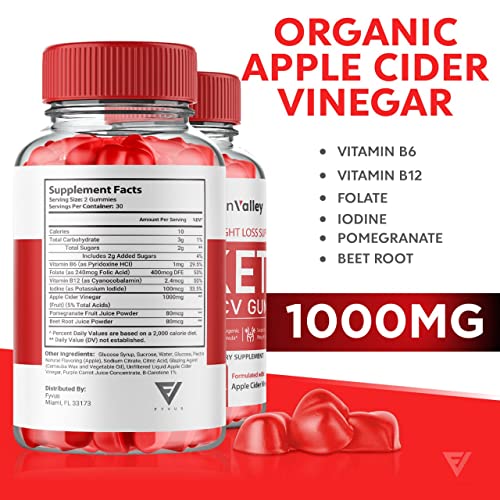 (2 Pack) Lean Valley Keto ACV Gummies Advanced Weight Loss Formula - Lean Valley FyvusAu supplements