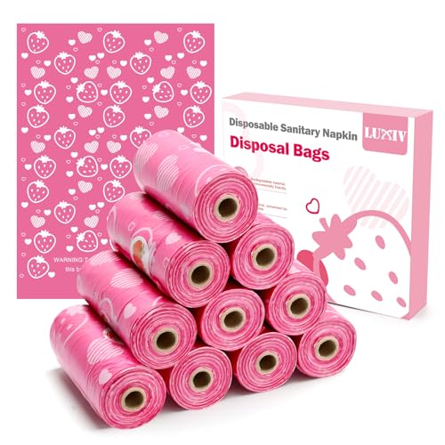 150Pcs Sanitary Napkin Disposal Bags, Luxiv Pink Disposable Sanitary Bag Personal Care Disposal Bags LuxivAu supplements