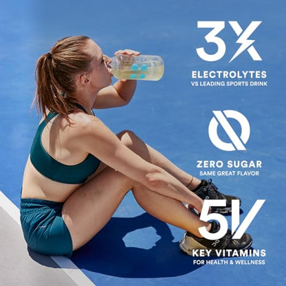 DripDrop Hydration - Zero Sugar Electrolyte Powder Packets Keto - Lemon Lime - 32 Count DripDropUS supplements