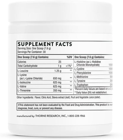 THORNE Performance Boost Bundle: Pre-Workout & Amino Complex - Energy, Muscle THORNEUS supplements