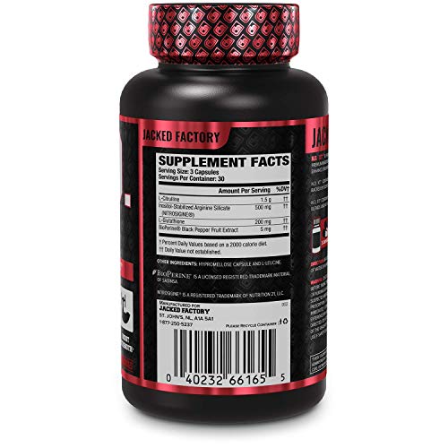 Jacked Factory N.O. XT Nitric Oxide Supplement, Build-XT Muscle Builder, & Androsurge Jacked FactoryAu supplements