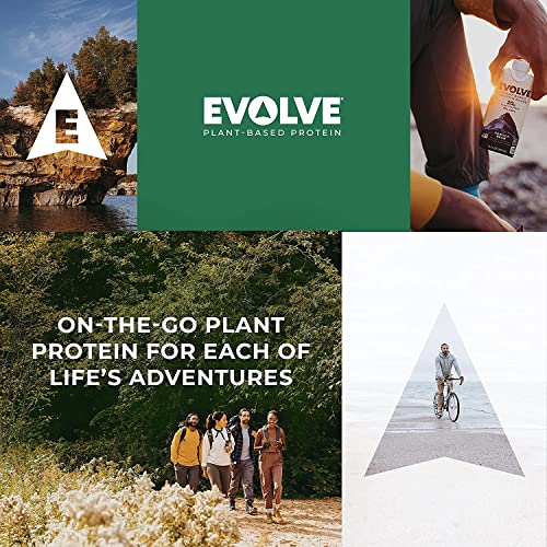 Evolve Plant Based Protein Shake, Café Mocha, 20g Vegan Protein, Dairy Free, No Artificial EvolveUS supplements