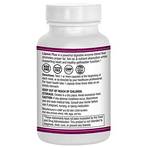 AST Enzymes Lipase-HP Plus – 90 Vegetarian Capsules - Fat Digestion Support – Keto Diet AST EnzymesUS supplements