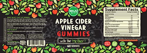 Apple Cider Vinegar Gummies with Mother - Weight Management & Detox - 2X Stronger Maju SuperfoodsAu supplements