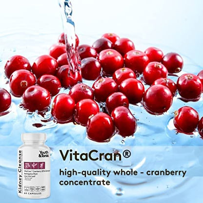 Youth & Tonic Kidney Cleanse Detox for Residual Metabolic Waste & Excess Body Water Youth & TonicUS supplements
