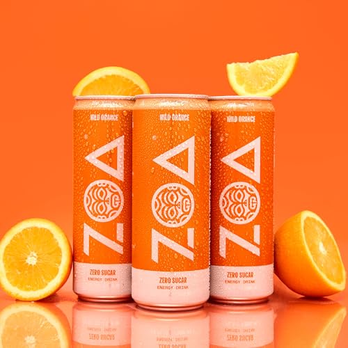 ZOA Energy Drink & ZOA+ Pre-Workout Bundle, Orange Grapefruit and Wild Orange, 12 Fl Oz ZOAAu supplements