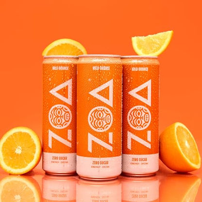 ZOA Energy Drink & ZOA+ Pre-Workout Bundle, Orange Grapefruit and Wild Orange, 12 Fl Oz ZOAUS supplements