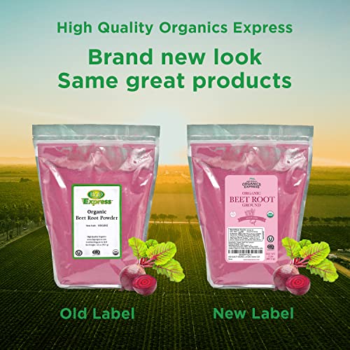 HQOExpress Organic Beetroot Powder - Organic Superfood - Nitric Oxide Booster - Non HQO HIGH QUALITY ORGANICSAu supplements