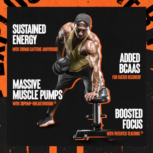 Animal Primal Muscle Hydration + Preworkout Powder – Contains Beta Alanine, 3DPump AnimalUS supplements