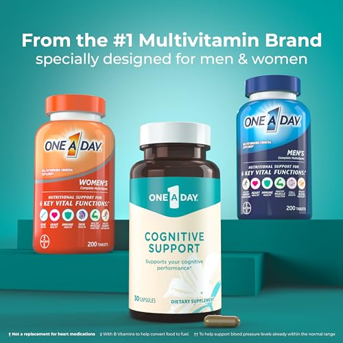 ONE A DAY Bundle Multivitamin for Women 200 Count Tablets Cognitive Supplement ONE A DAYUS supplements