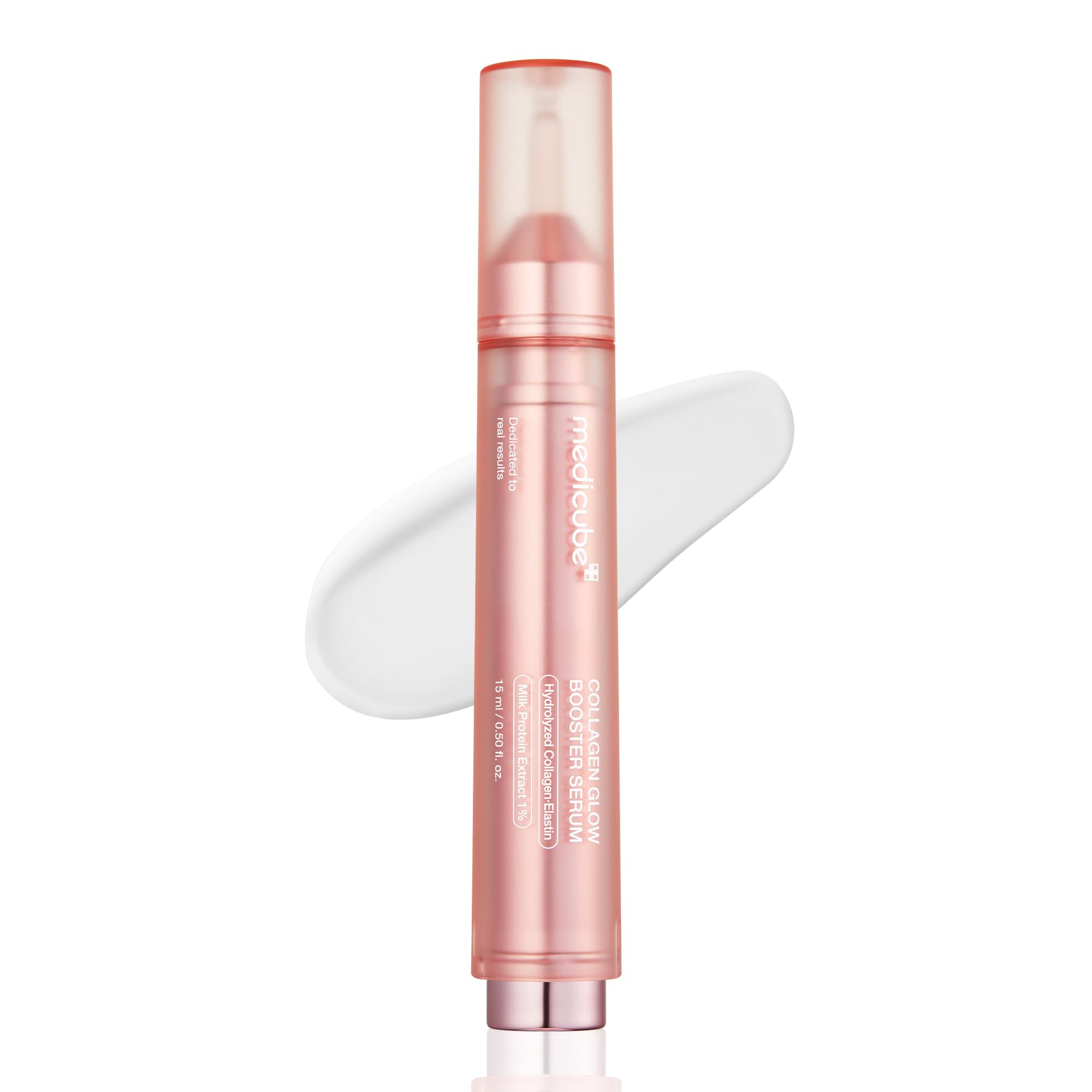 Medicube Collagen Glow Booster Milk Serum - Twist & Click - Radiance & Hydration with Niacinamide, Milk Protein Extract, Hydrolyzed Collagen