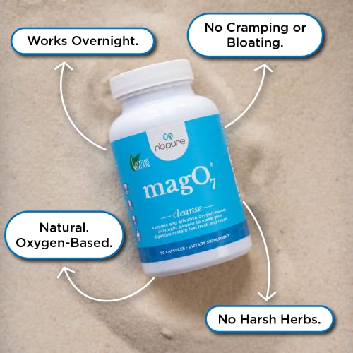 nbpure Mag O7 Oxygen Digestive System Cleanser Capsules, 180 Count nbpureUS supplements