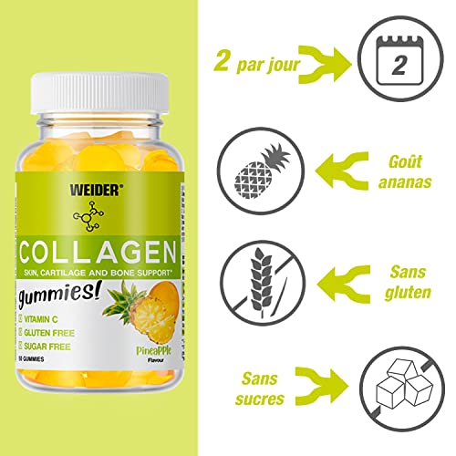 Weider Collagen Gummies - with Collagen for Joints and to take Care of Bones and Cartilage WeiderAu supplements