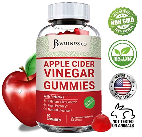 (2-Pack | 120 Gummies) Premium Apple Cider Vinegar Gummies - Raw, Natural, Unfiltered ACV JB Wellness CoUS supplements