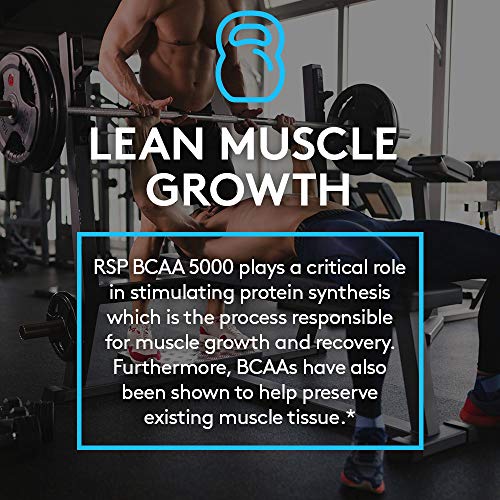 RSP BCAA 5000 (30 Serv), Premium BCAA Capsules for Post Workout Muscle Recovery RSP NUTRITIONAu supplements
