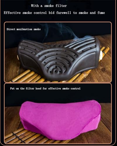 LANYANZI Purple moxibustion Pillow Cervical Vertebra Pillow moxibustion Waist moxibustion Box LANYANZIAu supplements