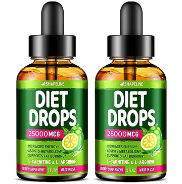 (Pack of 2) Weight Loss Drops - Made in USA - Appetite Suppressant for Women & Men SHAPELINEAu supplements