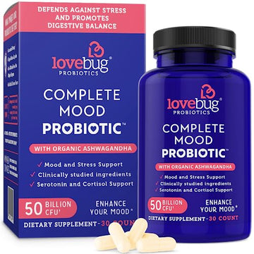 Lovebug Complete Mood Probiotic | 10 Clinically Studied Probiotic Strains & Patented lovebug PROBIOTICSAu supplements