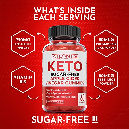 Sugar-Free Keto ACV Gummies for Weight Loss - Apple Cider Vinegar Keto ACV Gummies Atlantis NutritionUS supplements
