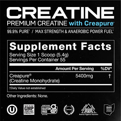 Muscle Feast Creapure Creatine Monohydrate Powder for Muscle Growth Nutritional Muscle FeastUS supplements