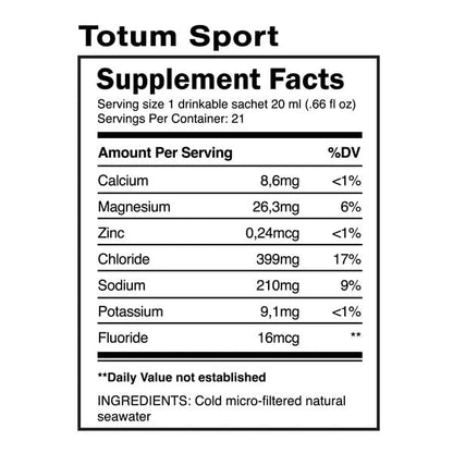 Quicksilver Scientific Totum Sport Drinkable Sachets, 21-25 ml, 30 Count Quicksilver ScientificUS supplements