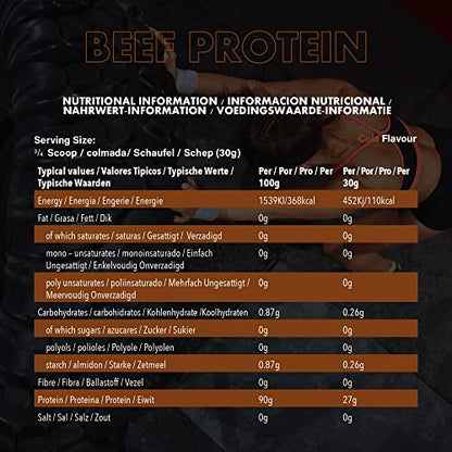NXT Nutrition Beef Protein Isolate Powder - Protein Powder High in Natural Amino Acids NXT NutritionUS supplements
