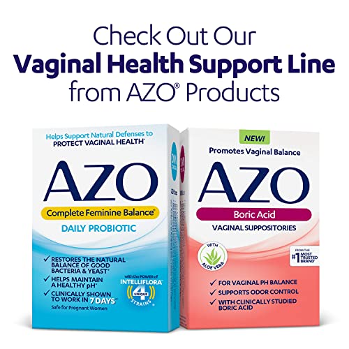 AZO Yeast Plus Dual Relief Tablets, Yeast Infection and Vaginal Symptom Relief, Relieves Itching & Burning AZOAu supplements