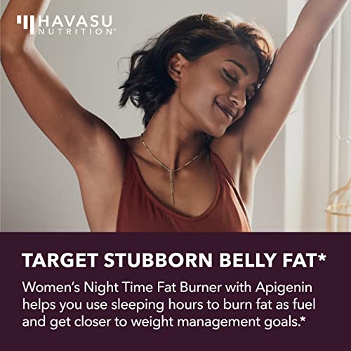 Night Time Fat Burner for Women | Weight Loss and Sleep Support Blend With Apigenin HAVASU NUTRITIONUS supplements