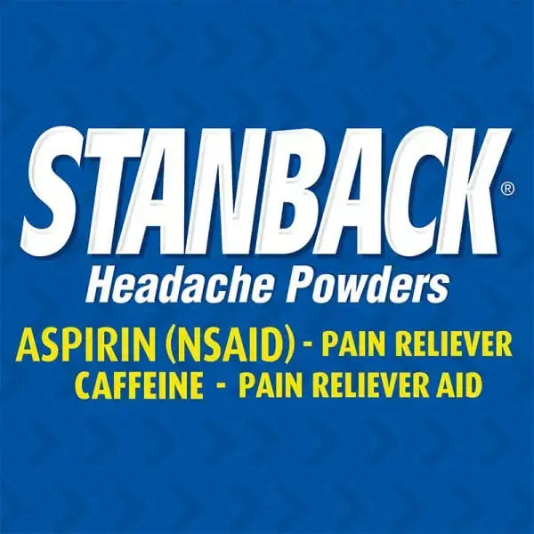 Stanback Headache Powders, Fast Pain Relief with Aspirin (NSAID) and Caffeine, 50 Count (3 Pack) StanbackAu supplements